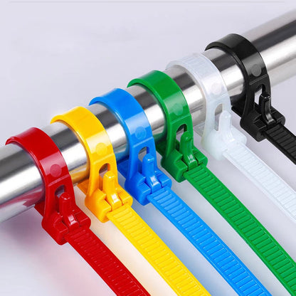 (🔥Last Day Promotion  - 50% off) Buckle Self-locking Premium Nylon Cable Wire Ties